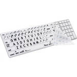 LogicKeyboard XLPrint LogicSkin  Keyboard Cover with Large Print for Apple Ultra Thin Aluminum Keyboard (Black on White)