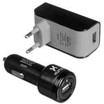 Xuma USB Wall & Car Charging Kit with iPod/iPhone Charge & Sync Cable (Europe)