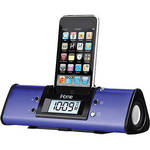 iHome iH16 Travel Alarm Clock for iPod (Purple)