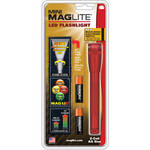 Maglite Mini Maglite LED 2AA Flashlight with Holster (Red)
