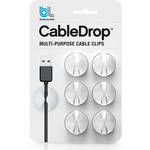 Bluelounge CableDrop (White, 6-Pack)