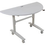 Balt 89956 Platinum Lumina Half Round Flipper Table (Gray)