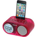 iHome Dual Alarm Clock for iPod (Pink)