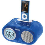 iHome Dual Alarm Clock for iPod (Blue)
