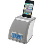 iHome iP21 Spacesaver App-Friendly Alarm Clock for iPhone & iPod (White)
