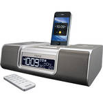 iHome iA9 App-Enhanced Dual Alarm Clock Radio for iPhone/iPod (Silver)