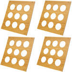 Auralex Bamboo KeyPacs With 9-Hole Design (Set Of 4)