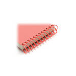 Carl 52005 P2B Binding Spine (5/16", Red)