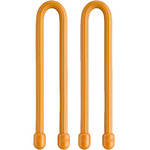 Nite Ize Gear Tie - 6" (Bright Orange, 2-Pack)