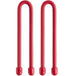 Nite Ize Gear Tie - 6" (Red, 2-Pack)