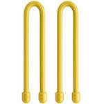 Nite Ize Gear Tie - 6" (Yellow, 2-Pack)