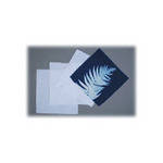 Blue Sunprints Cyanotype Cotton Squares - 6 x 6" (100 Pack, White)