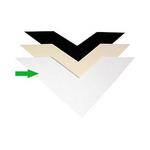 Archival Methods 14 x 14" 2-Ply 100% Cotton Museum Board (25-Pack, Bright White)