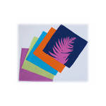 Blue Sunprints Cyanotype Cotton Squares - 6 x 6" (100 Pack, Mixed Colors)