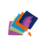 Blue Sunprints Cyanotype Cotton Squares -  8 x 8" (100 Pack, Orange)