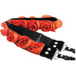 Capturing Couture Organza Collection"  Orange 1.5" SLR/DSLR Couture Camera Strap