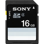 Sony 16GB SDHC Memory Card Class 4