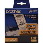 Brother DK1218 Round Paper Labels (1000 Labels)