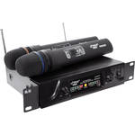 Pyle Pro PDWM2600 Dual UHF Wireless Microphone System