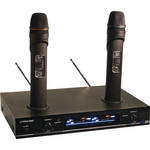 Pyle Pro PDWM3000 Dual VHF Rechargeable Wireless Microphone System