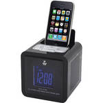 Pyle Pro iPod/iPhone Clock Radio with FM Receiver & Dual Alarm Clock (Black)