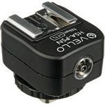 Vello Hot Shoe Adapter with PC Socket + Top Shoe - for Nikon (i-TTL)