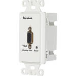 MuxLab 500041-WP-US VGA Wall Balun II (Monitor Side, US)