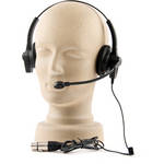 PortaCom H-2000LT Lightweight Headset with Mic for Wireless Intercom Systems