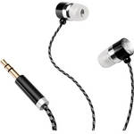 Altec Lansing MZX736 Bliss Platinum In-Ear Stereo Headphones (Black/Silver)