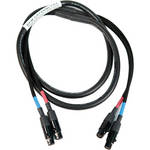 Remote Audio CA744INLTA3 Dual TA3F to Dual TA3F Channel 3/4 Input Cable for 744T (48")