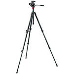 Manfrotto 755CX3 Tripod with 055 Photo-Movie Head & Q5 Quick Release (Grey)
