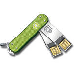 VICTORINOX Swiss Army Slim Flight Alox Duo -   128GB (2x 64GB) - Green