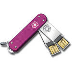 Victorinox Swiss Army Slim USB Flash Drive Duo - 128GB (2x 64GB) - Pink