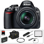 Nikon D3100 Digital SLR Camera w/18-55mm VR Lens and Basic Accessory Kit