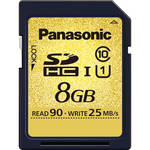 Panasonic 8GB SDHC Memory Card Class 10 UHS-I