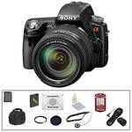 Sony SLT-A55VHZ Digital Camera & 18-250mm Lens with Deluxe Accessory Kit