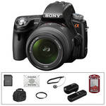 Sony Alpha SLT-A55 DSLR Digital Camera w/18-55mm Lens & Basic Accessory Kit