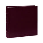 Pioneer Photo Albums Sewn Bonded Leather Book Bound Bi-Directional Album (Burgundy)