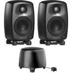 Genelec 6010 StereoPak Nearfield 2.1 Stereo Speaker System (Mystic Black)