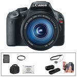 Canon EOS Rebel T2i Digital SLR Camera w/18-135mm IS Lens & Basic Accessory Kit