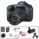 Canon EOS 7D Digital SLR Camera with 18-135mm Lens & Deluxe Accessory Kit