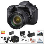 Canon EOS 7D Digital SLR Camera with 28-135mm Lens & Deluxe Accessory Kit