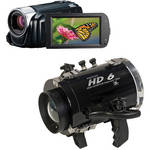 Equinox HD6 Underwater Housing with Canon VIXIA HF R21 Flash Memory Camcorder