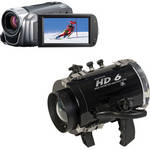 Equinox HD6 Underwater Housing with Canon VIXIA HF R20 Camcorder (Silver)