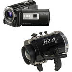 Equinox HD6 Underwater Housing with Sony HDR-PJ30V Camcorder