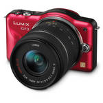 Panasonic Lumix DMC-GF3 Digital Camera with 14-42mm Lens Kit (Red)