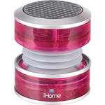 iHome iHM60 "CrystalTunes" Portable MultiMedia Speaker (Pink)