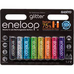 Sanyo eneloop glitter AA Rechargeable Ni-MH Batteries (8 Pack)