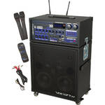VocoPro Champion RV-4 200W 4-Channel Multi-Format Portable P.A. System