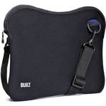 Built NY 11-13" Laptop Sling (15.2 x 11.5 x 1", (Black with Concord Blue Interior)